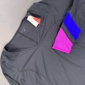 LIVI Lane Bryant Shirt Womens 18/20 Black Long Sleeve Wicking Activewear Plus